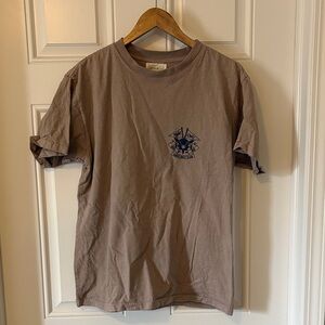 Quiet Golf Men's Brown and Green Graphic T-Shirts